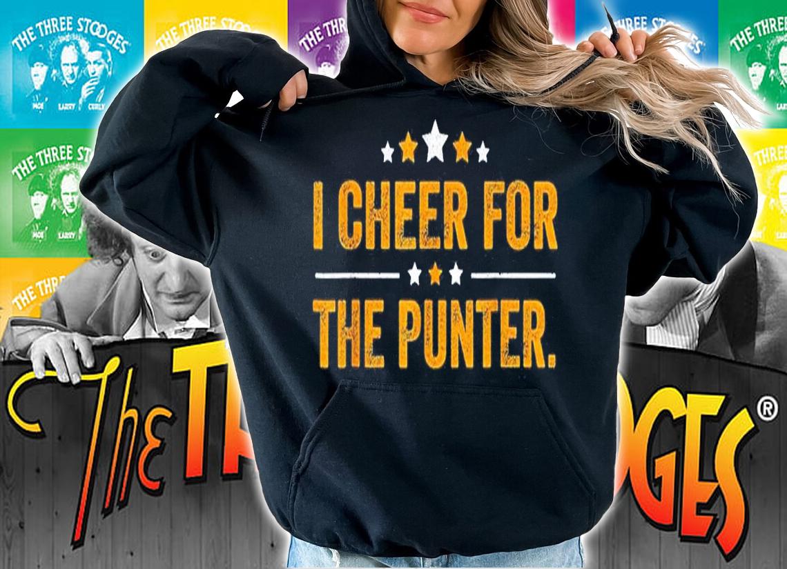 Official I Cheer For The Punter shirt t-shirt