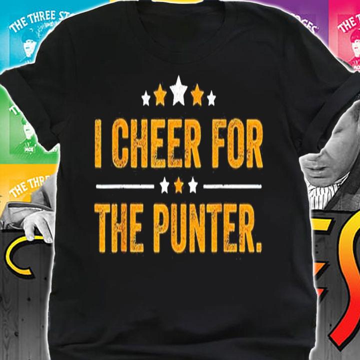 Official I Cheer For The Punter shirt t-shirt