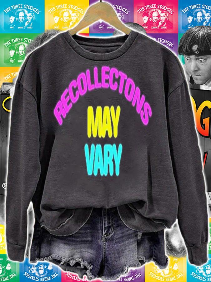 Recollections May Vary Shirt t-shirt