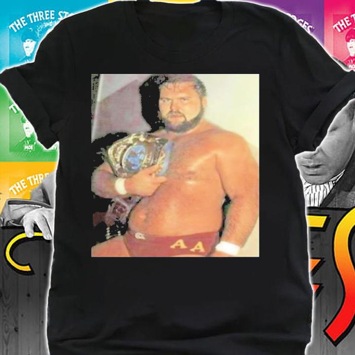 80s Rasslin The Enforcer Double A Shirt t-shirt