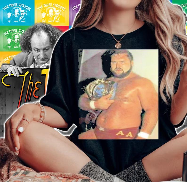 80s Rasslin The Enforcer Double A Shirt t-shirt