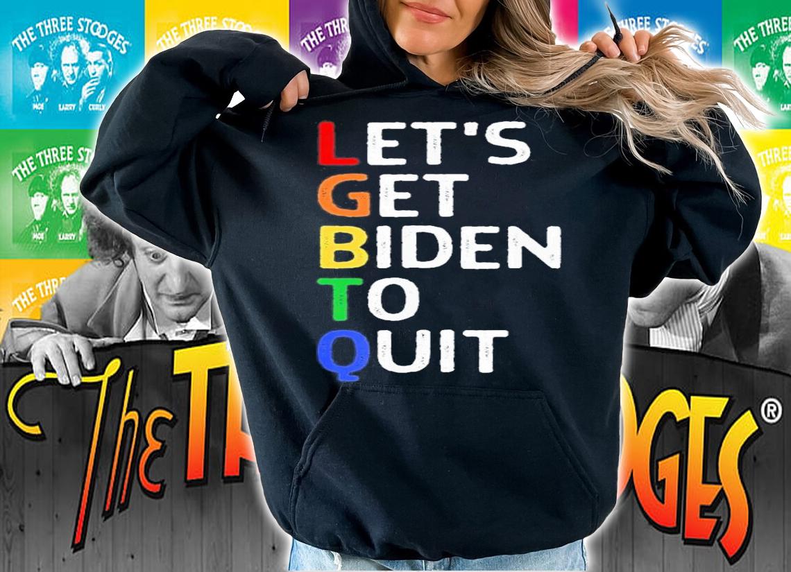 Anti Biden LGBTQ Let's Get Biden To Quit T-Shirt t-shirt