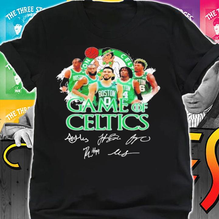 Boston Celtics Game Of Celtics Signatures T-Shirt t-shirt