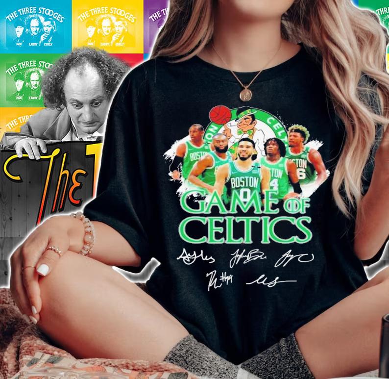 Boston Celtics Game Of Celtics Signatures T-Shirt t-shirt