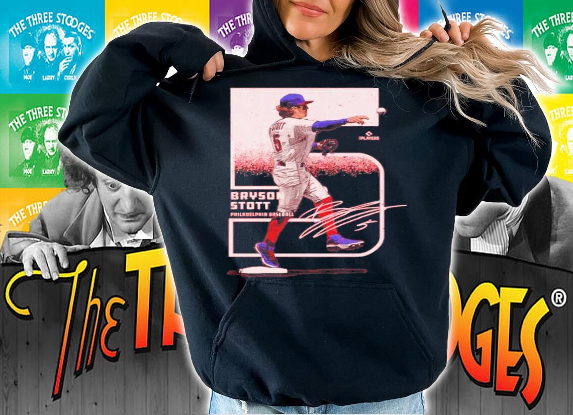 Bryson Stott Philadelphia Outline Baseball Signatures Shirt t-shirt
