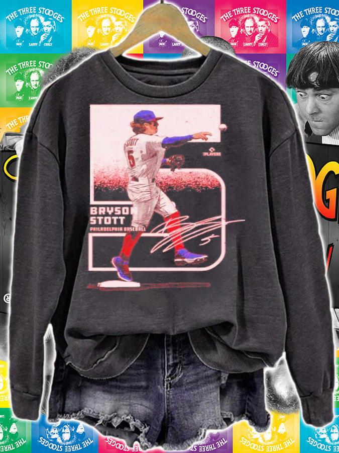 Bryson Stott Philadelphia Outline Baseball Signatures Shirt t-shirt