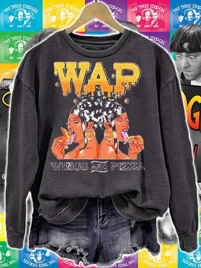 Cardi B Cardi B Wap Wings And Pizza Shirt t-shirt