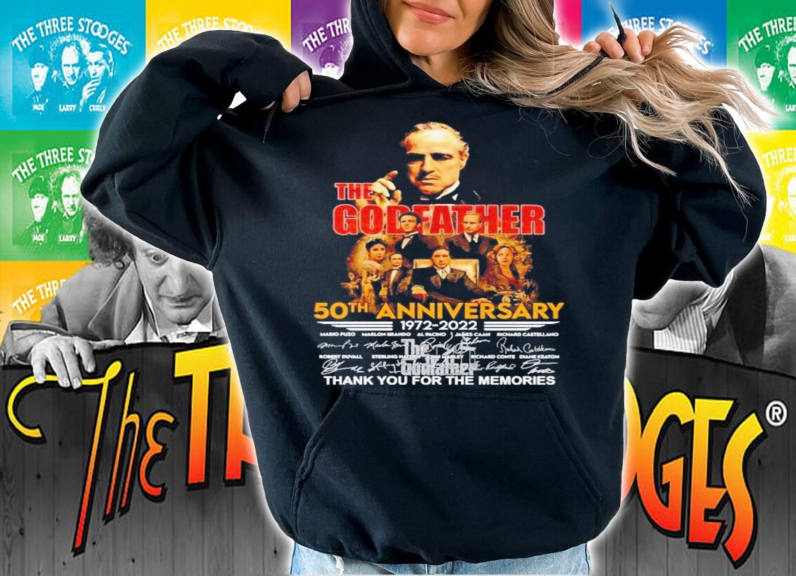 The Godfather 50th annivesary 1972 2022 thank you for the memories shirt t-shirt hoodie