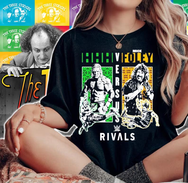 Triple H vs. Mick Foley Rivals shirt t-shirt woman shirt