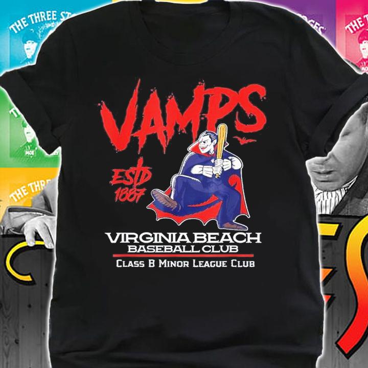 Virginia Beach Vamps Minor League Retro Baseball Team shirt t-shirt