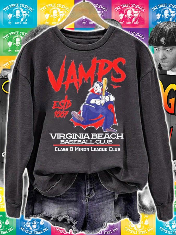 Virginia Beach Vamps Minor League Retro Baseball Team shirt t-shirt