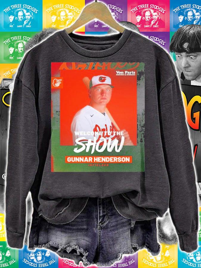 Welcome To The Gunn Show Gunnar Henderson Baltimore Orioles Shirt t-shirt sweatshirt