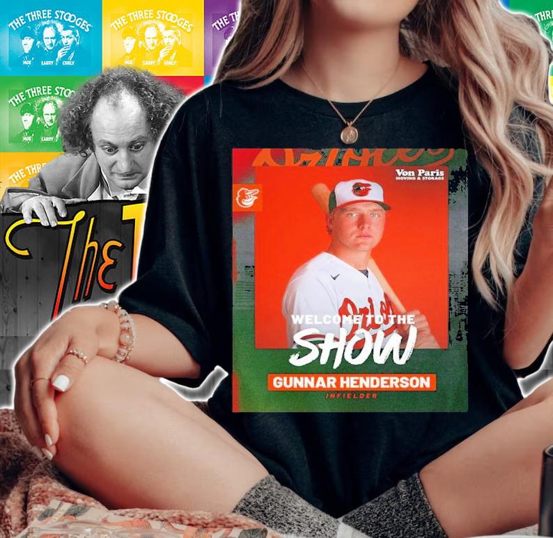 Welcome To The Gunn Show Gunnar Henderson Baltimore Orioles Shirt t-shirt woman shirt