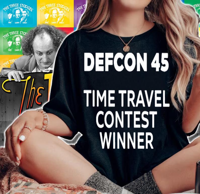 Defcon 45 Time Travel Contest Winner T-Shirt t-shirt