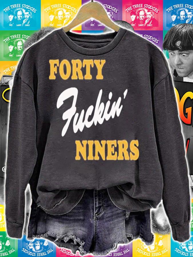 Forty Fucking Niners Happy Birthday Joe Cool T-Shirt t-shirt