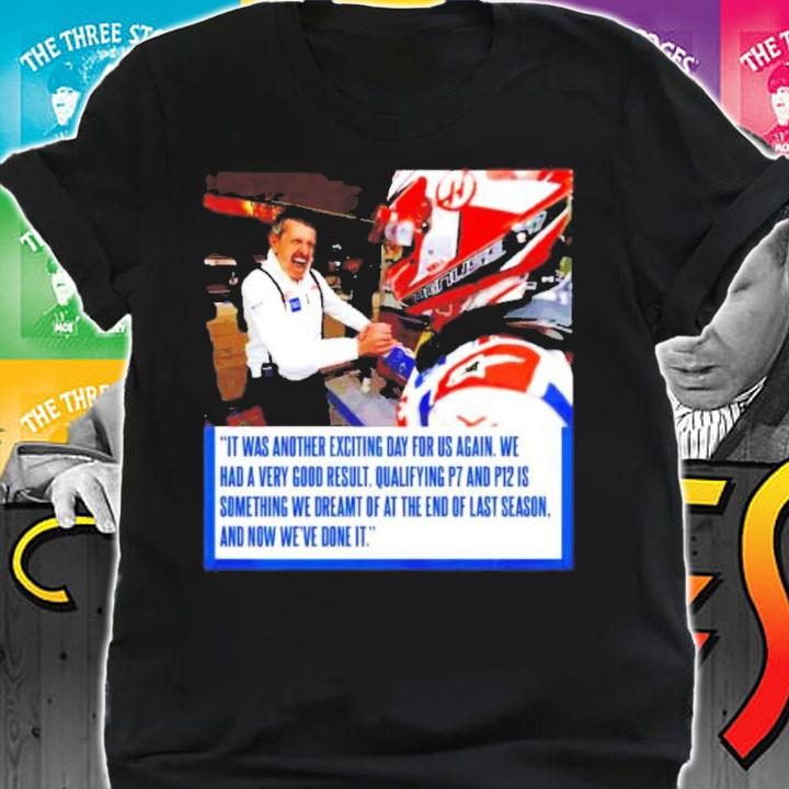 Guenther King Haas Team F1 Formula One Racing Shirt t-shirt