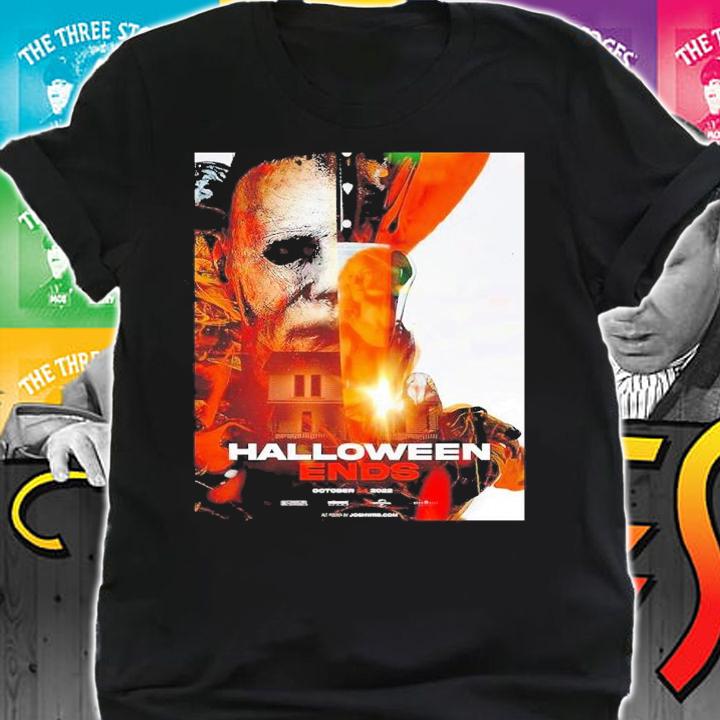 Halloween Ends Poster Michael Myers Horror Movie Shirt t-shirt