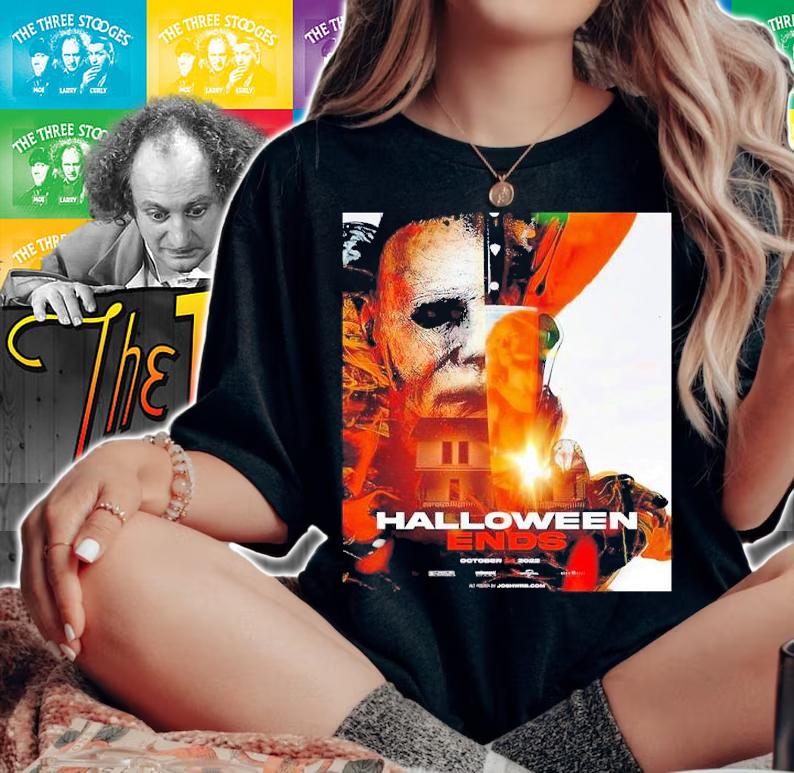 Halloween Ends Poster Michael Myers Horror Movie Shirt t-shirt