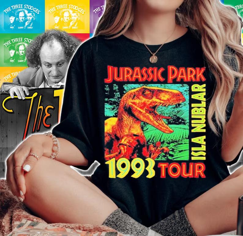 Jurassic Park 1993 Tour Isla Nublar shirt t-shirt