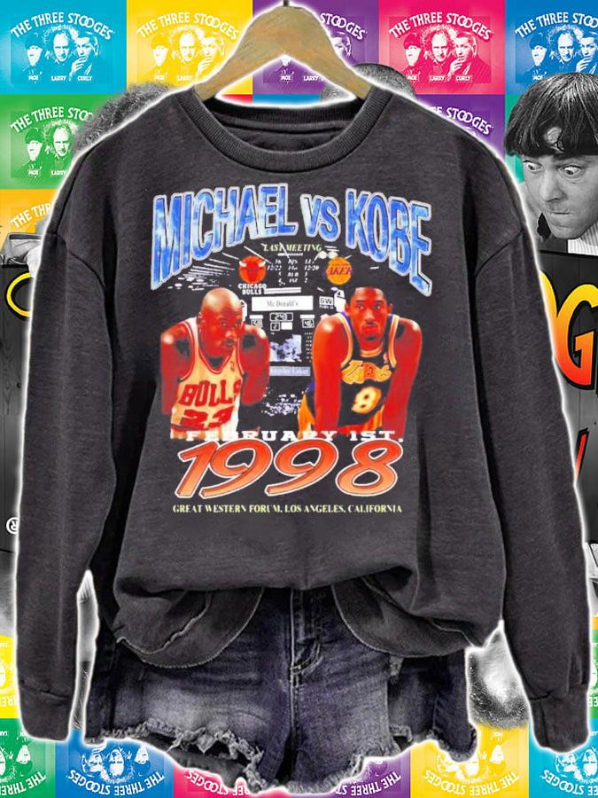 Kobe Bryant X Michael Jordan 1998 LA Lakers Shirt t-shirt