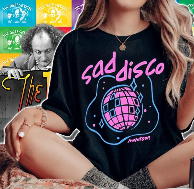 Mxmtoon Maia Sad Disco T-Shirt t-shirt woman shirt