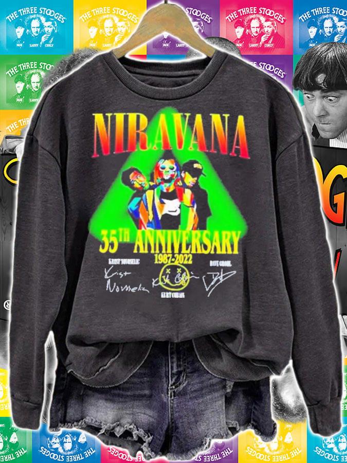 Nirvana 35th Anniversary 1987-2022 Signatures Shirt t-shirt