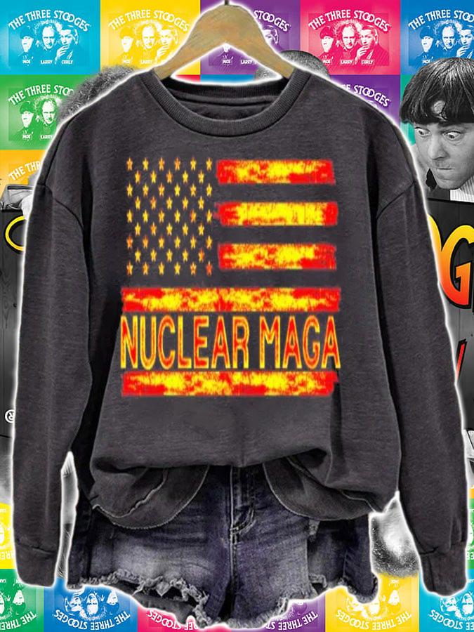Nuclear Maga USA Flag Shirt t-shirt