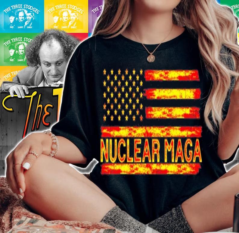Nuclear Maga USA Flag Shirt t-shirt