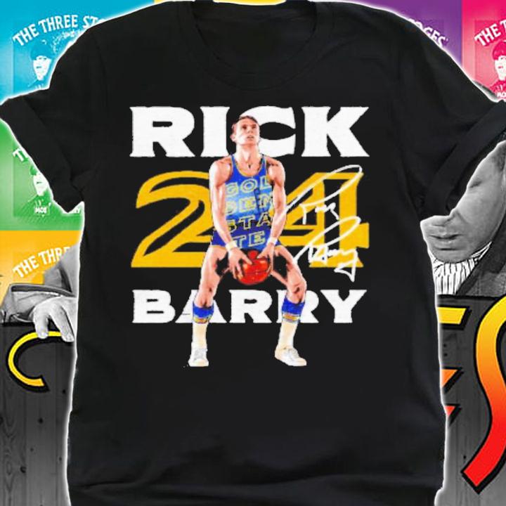 Rick Barry Free Throw Golden State Warriors Basketball Signature Shirt t-shirt