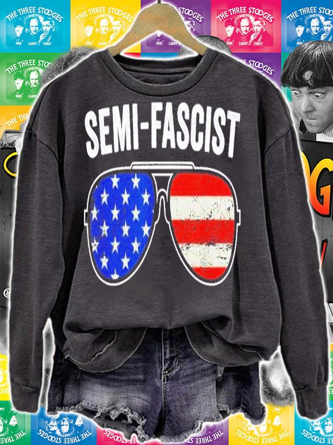 Semi-Fascist Funny Political Humor Biden Quotes shirt t-shirt sweatshirt