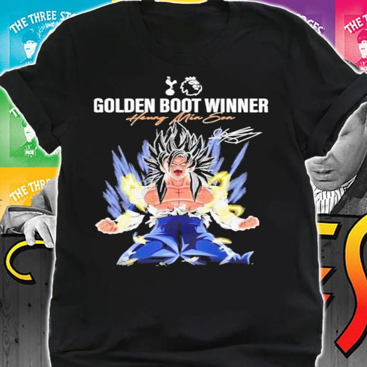 Son Heung Min Goku Golden Boot Winner Signatures Shirt t-shirt