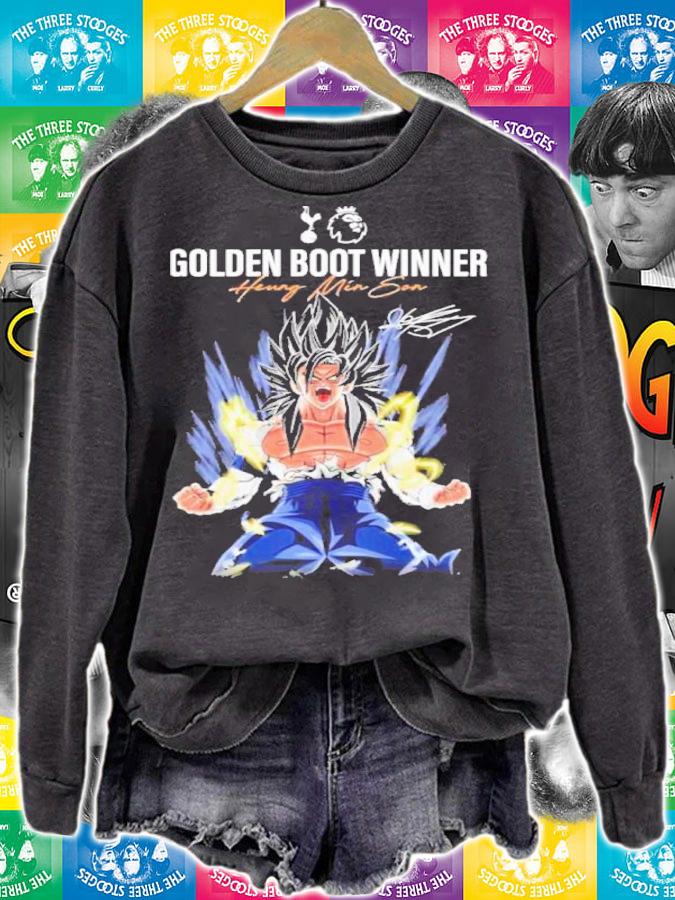 Son Heung Min Goku Golden Boot Winner Signatures Shirt t-shirt