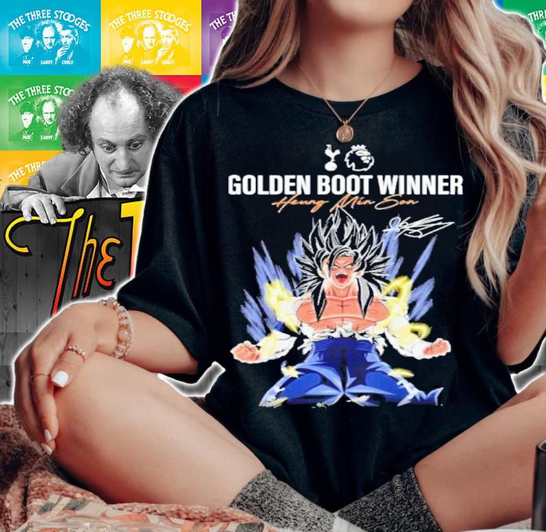 Son Heung Min Goku Golden Boot Winner Signatures Shirt t-shirt