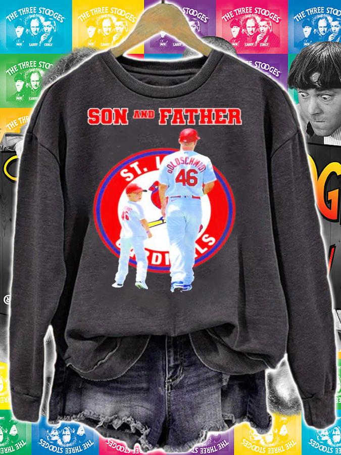 St Louis Cardinals Paul Goldschmidt son and father shirt t-shirt sweatshirt