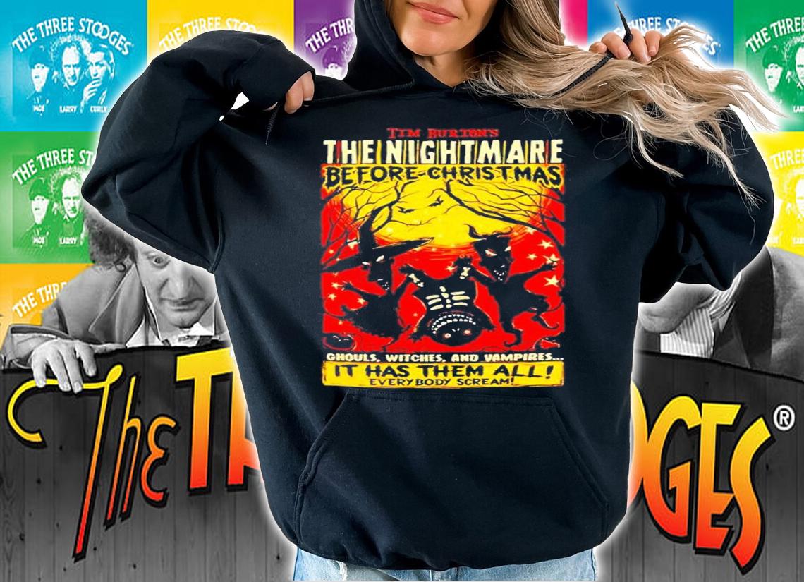 The Nightmare Before Christmas Ghouls Witches and Vampires shirt t-shirt