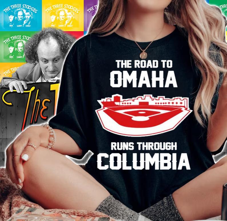 The Road To Omaha Runs Through Columbia Shirt t-shirt woman shirt