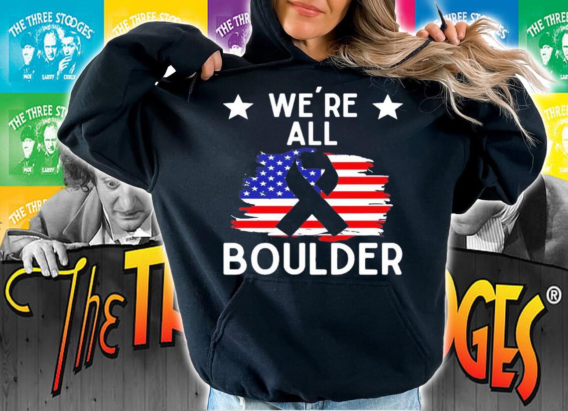 Were All Boulder Stop Gun Violence shirt t-shirt