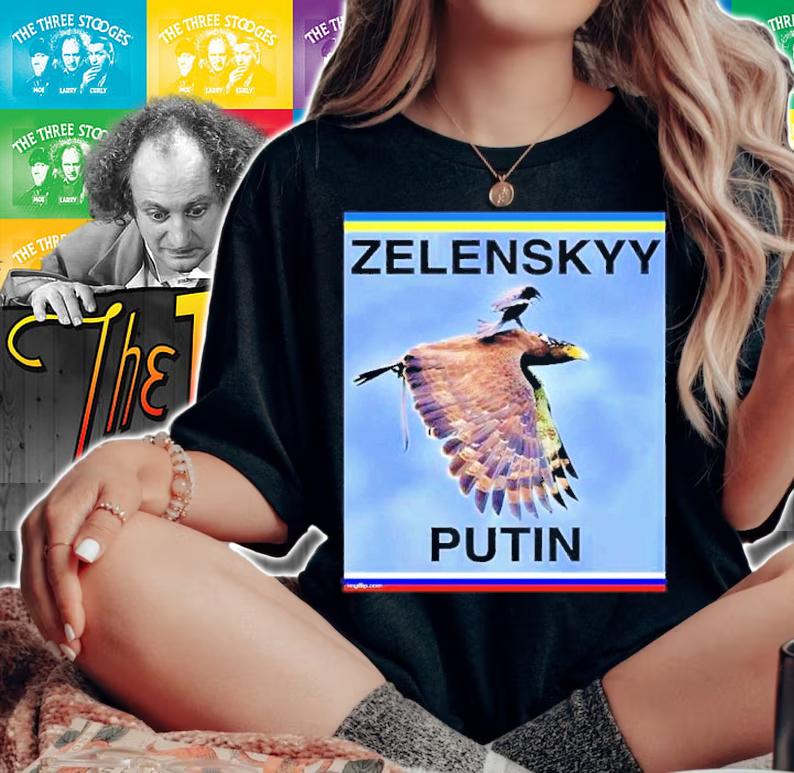 Zelensky And Putin Eagles Meme Shirt t-shirt woman shirt