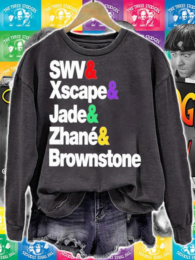 Swv Xscape Jade Zhane Brownstone T-Shirt t-shirt