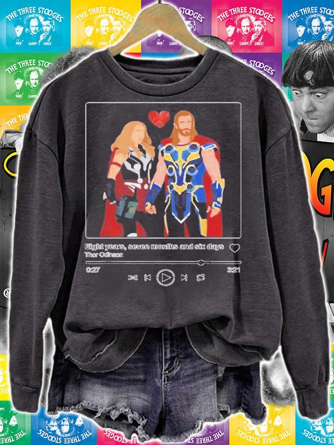 Thor Odinson Eight Years Seven Month And Six Days T-Shirt t-shirt sweatshirt