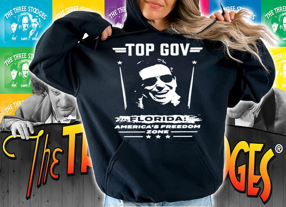 Top Gov Florida America's Freedom Zone Desantis 2024 T-Shirt t-shirt hoodie
