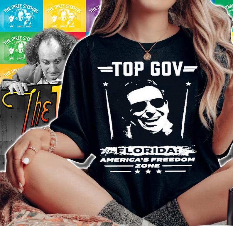 Top Gov Florida America's Freedom Zone Desantis 2024 T-Shirt t-shirt woman shirt