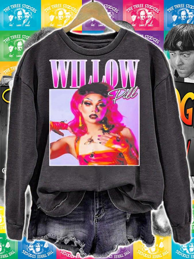 Willow Pill Retro Vintage Aesthetic T-Shirt t-shirt sweatshirt