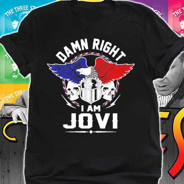 Winged Heart Damn Right I Am Jovi T-Shirt t-shirt shirt