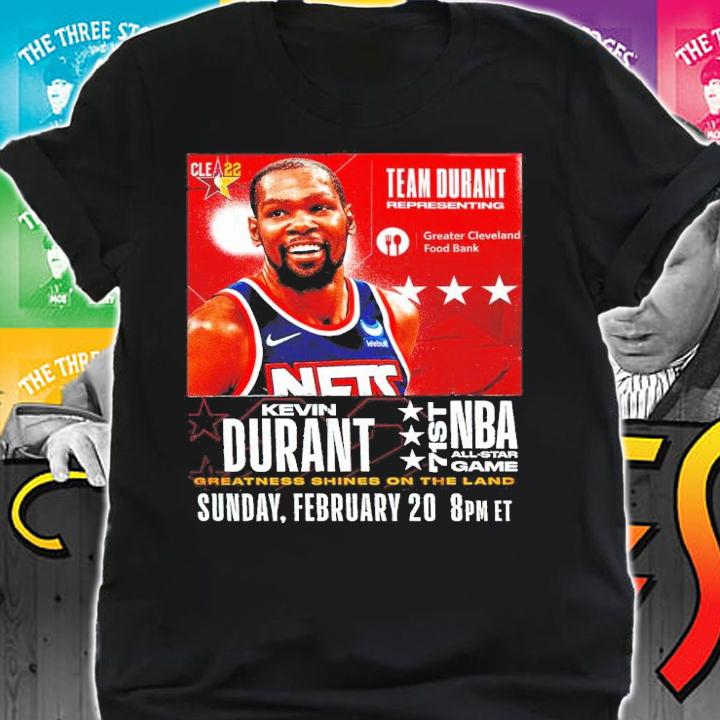 2022 Kevin Durant X Greater Cleveland Food Bank NBA All-star Game Shirt t-shirt shirt