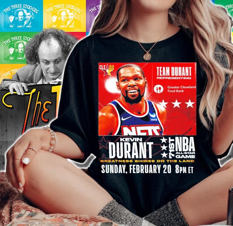 2022 Kevin Durant X Greater Cleveland Food Bank NBA All-star Game Shirt t-shirt woman shirt