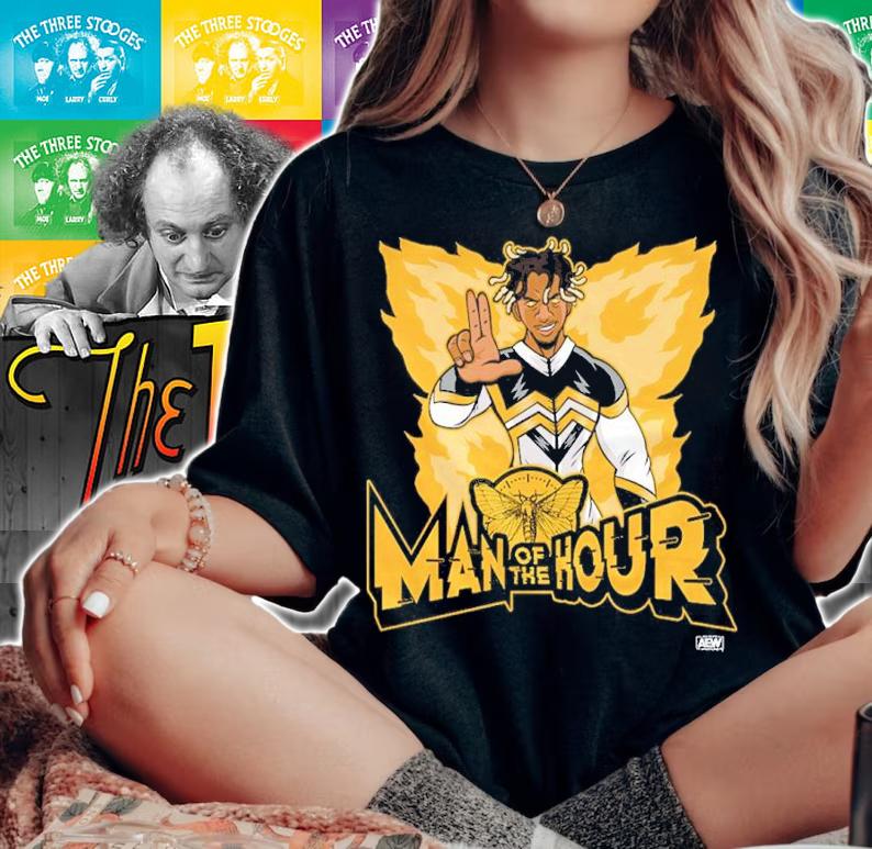 All Elite Wrestling Lio Rush Man Of The Hour Shirt t-shirt woman shirt