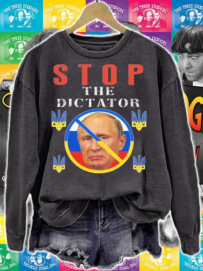 Anti Putin, Stop The Dictator Putin, Ukraine Pride, Flag, Free Ukraine T-Shirt t-shirt