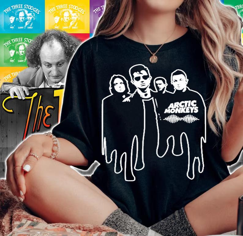 Arctic Monkeys Are An English Rock Band T-Shirt t-shirt woman shirt