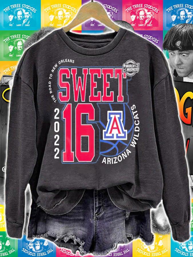 Arizona Wildcats March Madness Sweet 16 NCAA The Road To New Orleans 2022 T-Shirt t-shirt